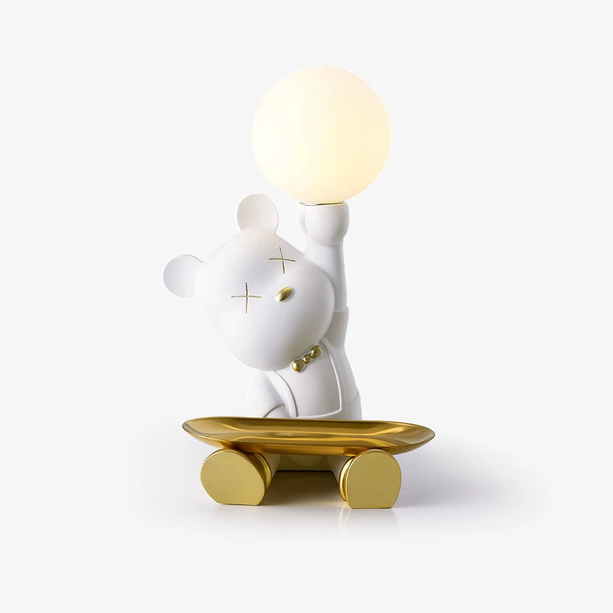 Safe Violent Bear Tray Desk Lamp Convenient