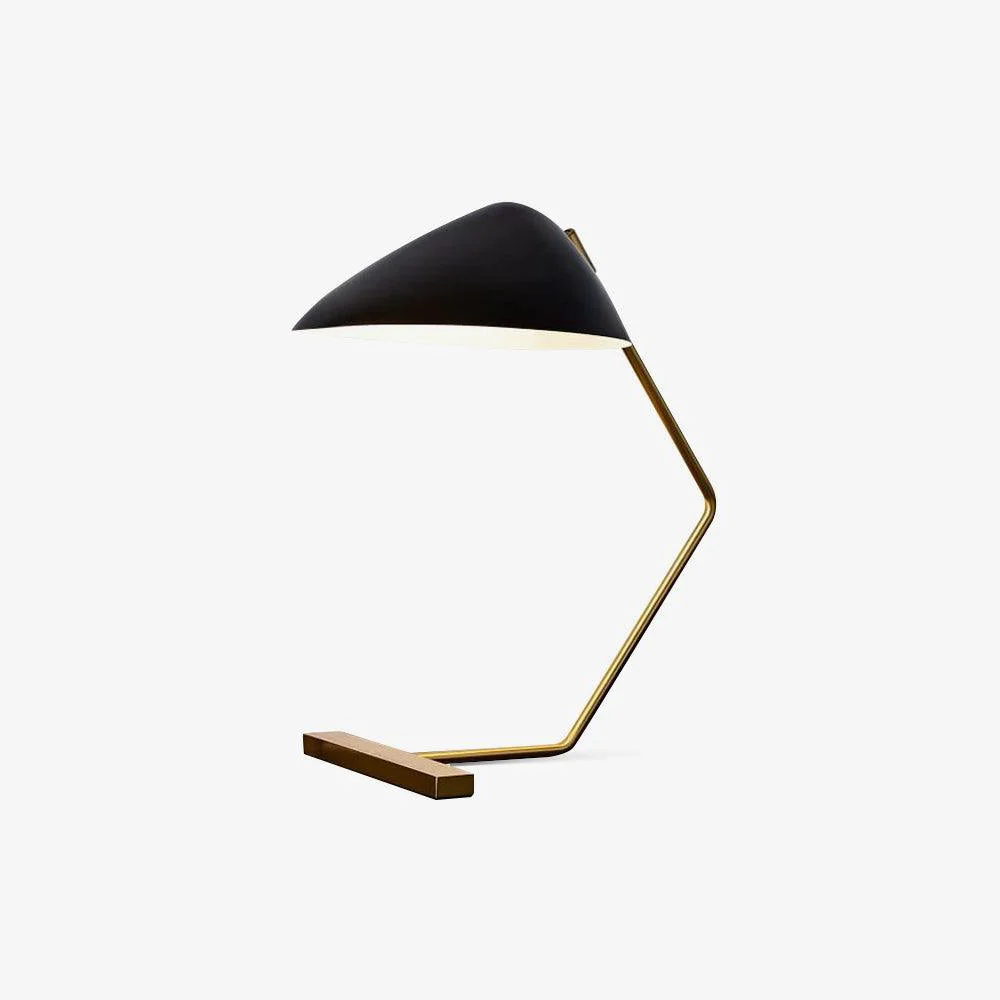 Recyclable Curvilinear Mid-Century Table Lamp Efficient