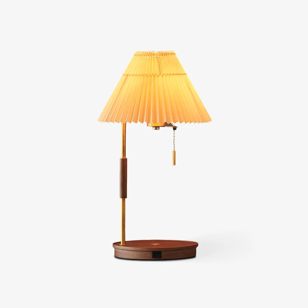 Original Wooden Retro Table Lamp Comfortable