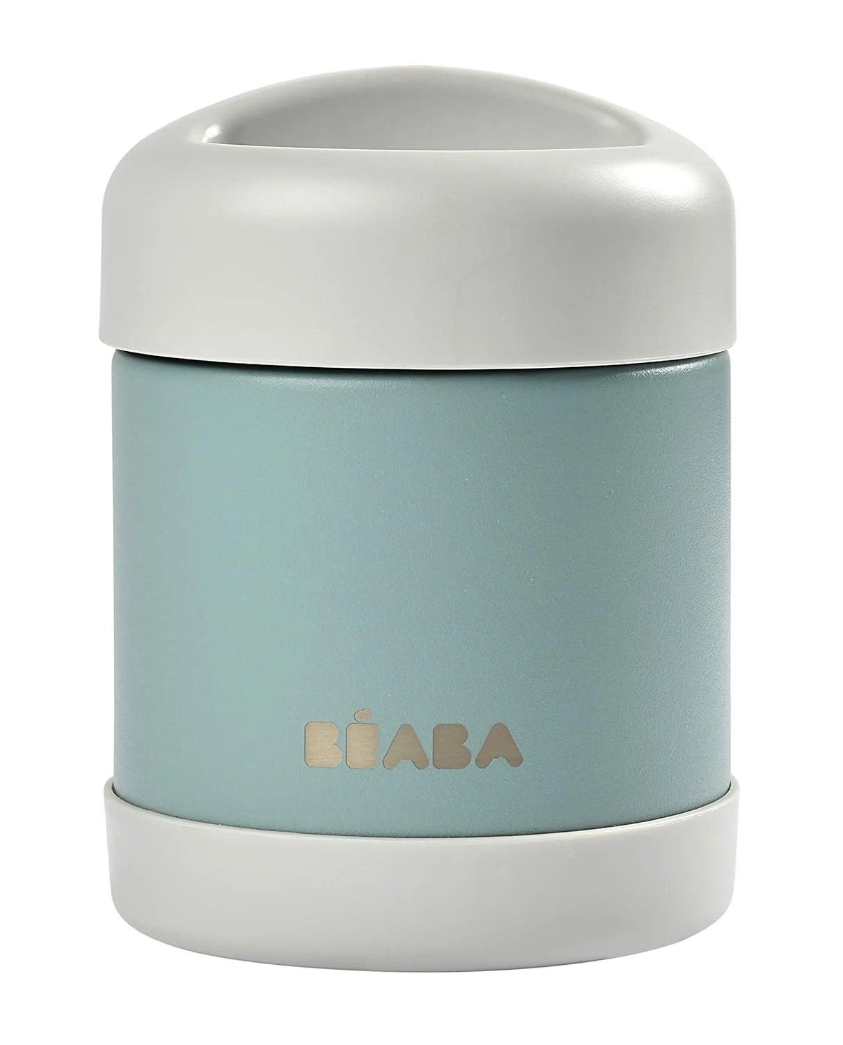 Easy-to-Use Beaba Stainless Steel Insulated Food Jar 10 oz Kids Thermos Lunch Containers Leakproof Wide Opening Suitable for Hot and Cold Foods Eucalyptus Innovative
