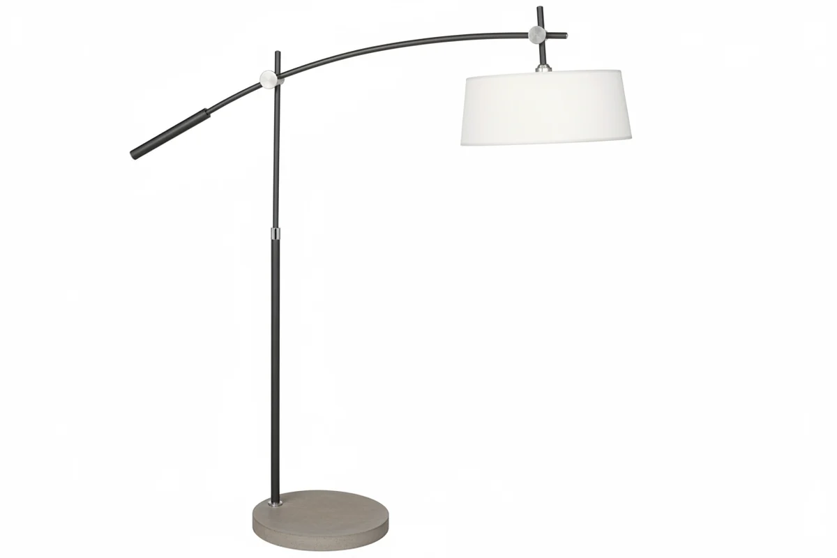 Fine Crafted Rico Espinet Miles Floor Lamp Dark Base Stylish