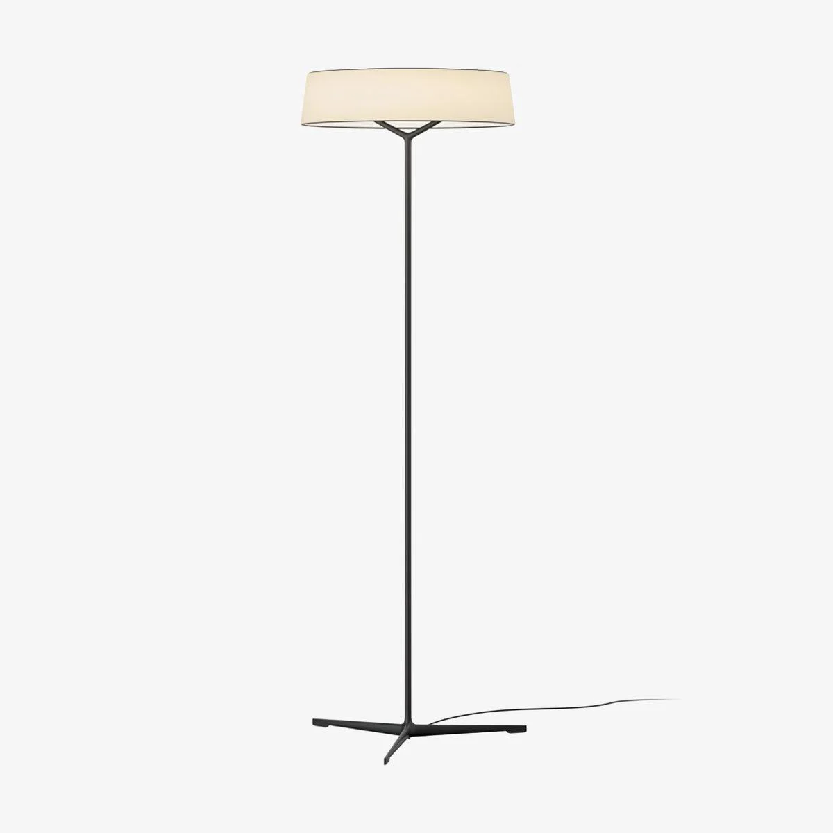 World-Class Paper Glow Circular Floor Lamp Smooth