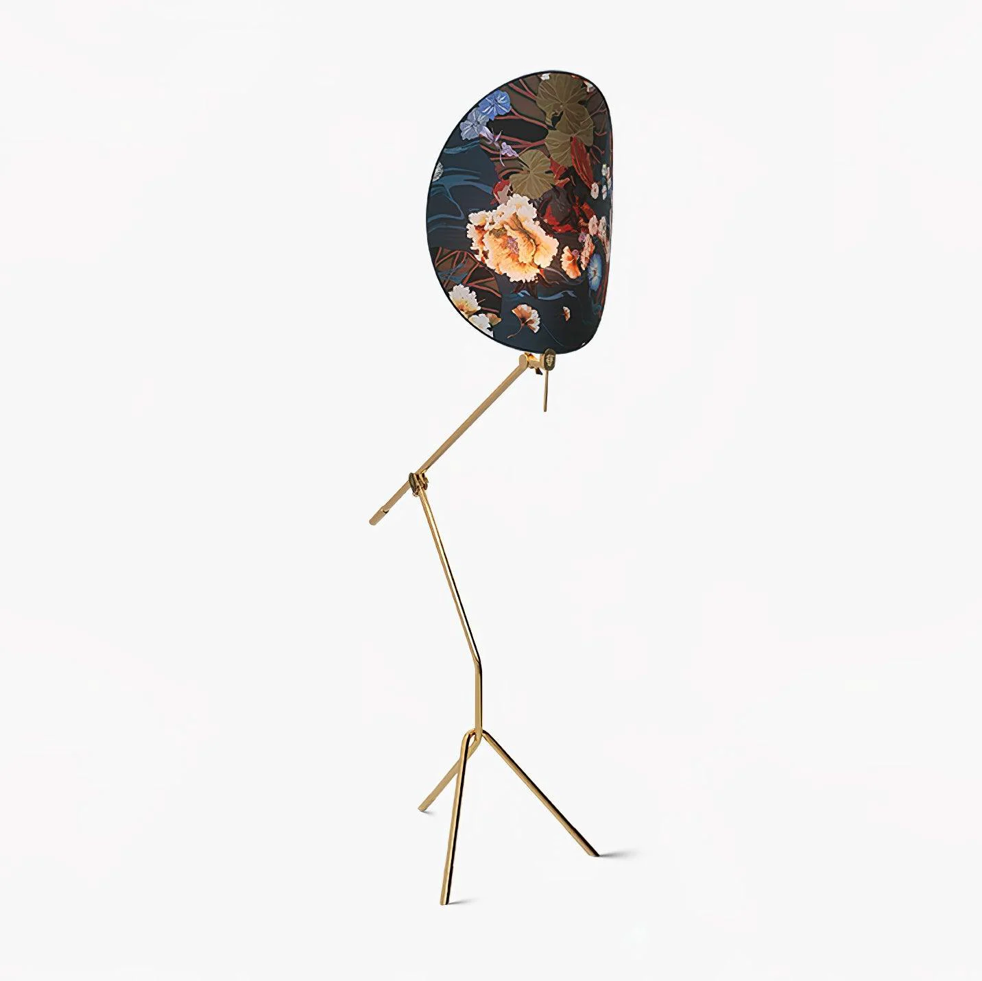 High-End Floral Nocturne Floor Lamp Artisan