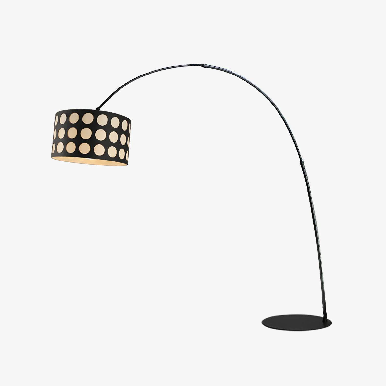 Lightweight Polka Arc Fabric Floor Lamp Original