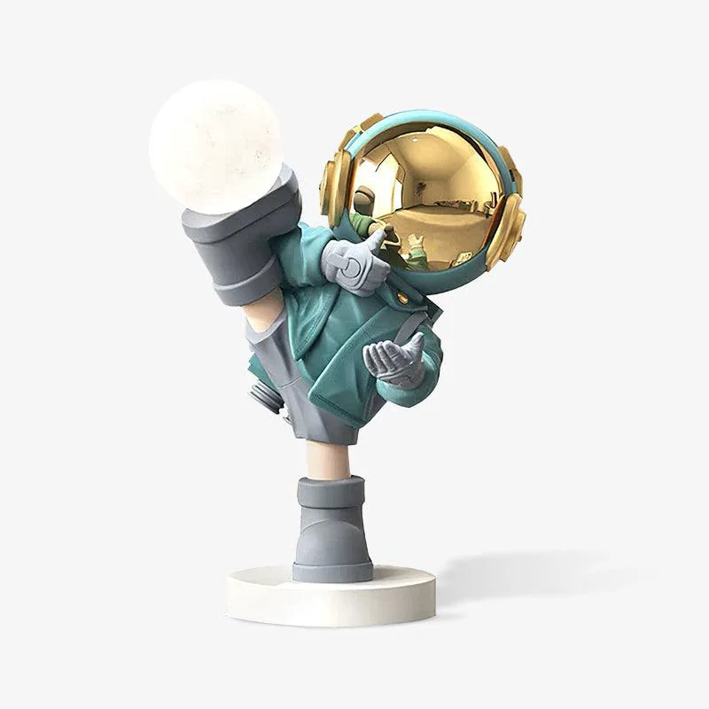 Detailed Effort Astronaut Built-in Battery Floor Lamp Expertly Made