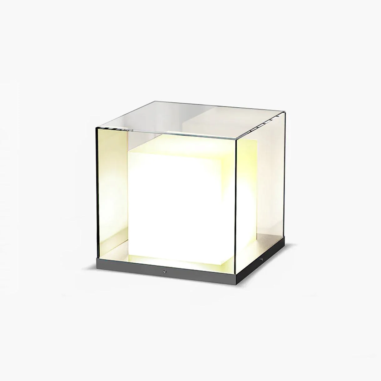 Original Design Square Box Outdoor Post Light Crafted
