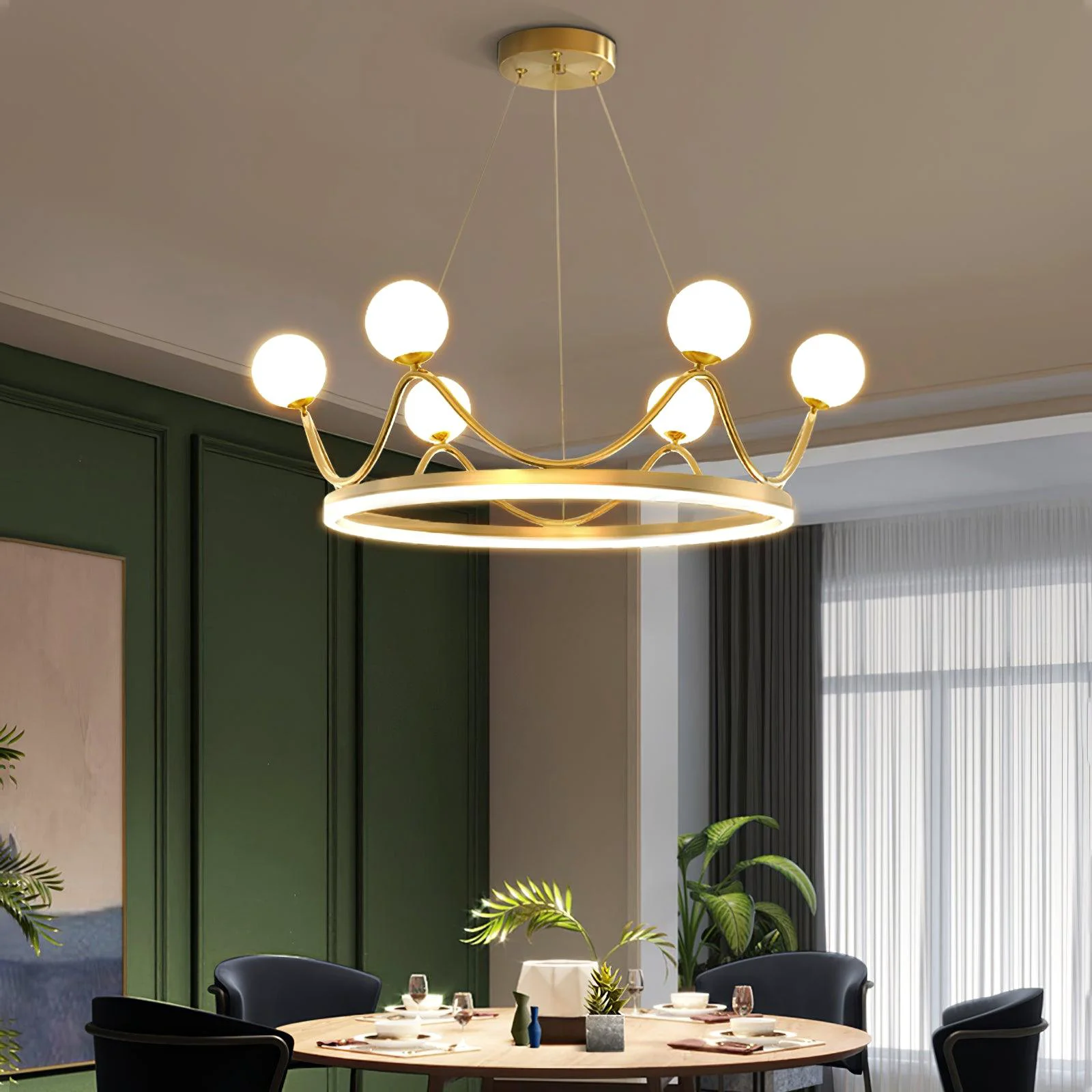 Original Design Crown Brass Chandelier Professional