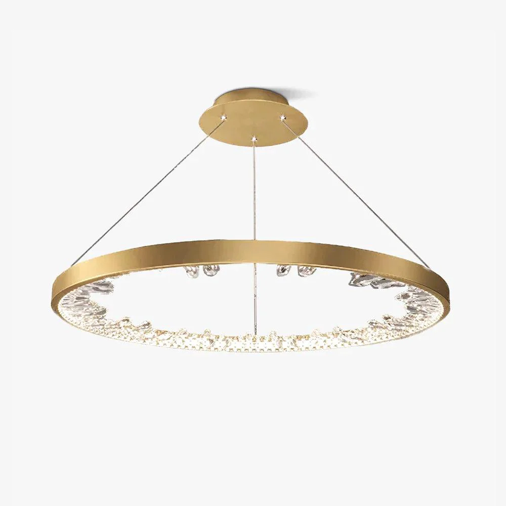 Proven Luxury Circle Crystal Chandelier Sophisticated