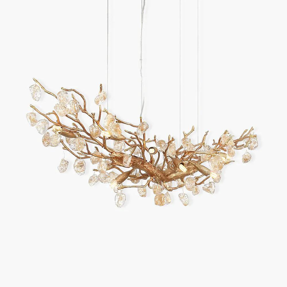 Fast Stone Crystal Brass Chandelier Optimized
