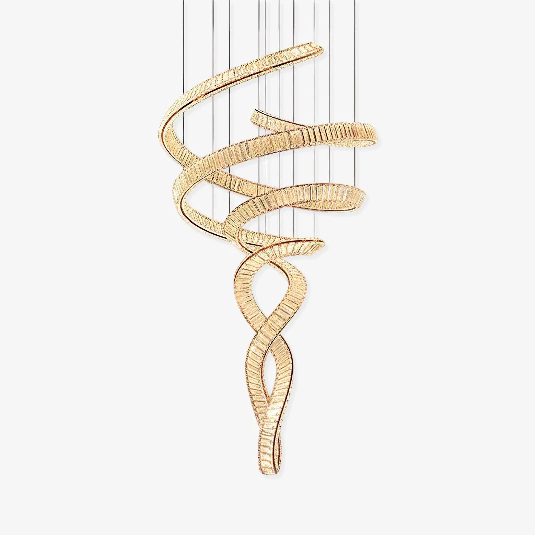 Unique Long Spiral Crystal Chandelier Smart