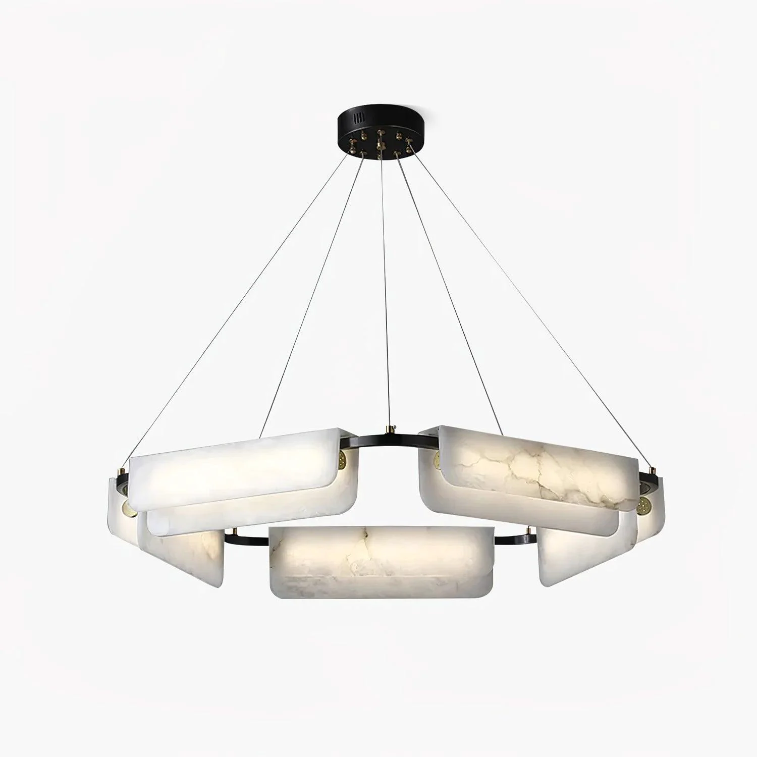 Advanced Delia Alabaster Chandelier Smart
