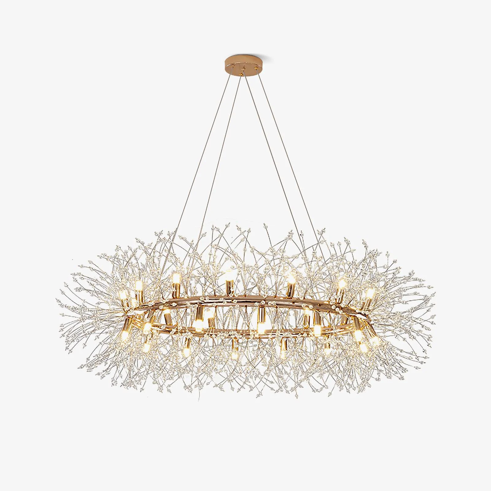 Official Dandelion Round Chandelier Clean