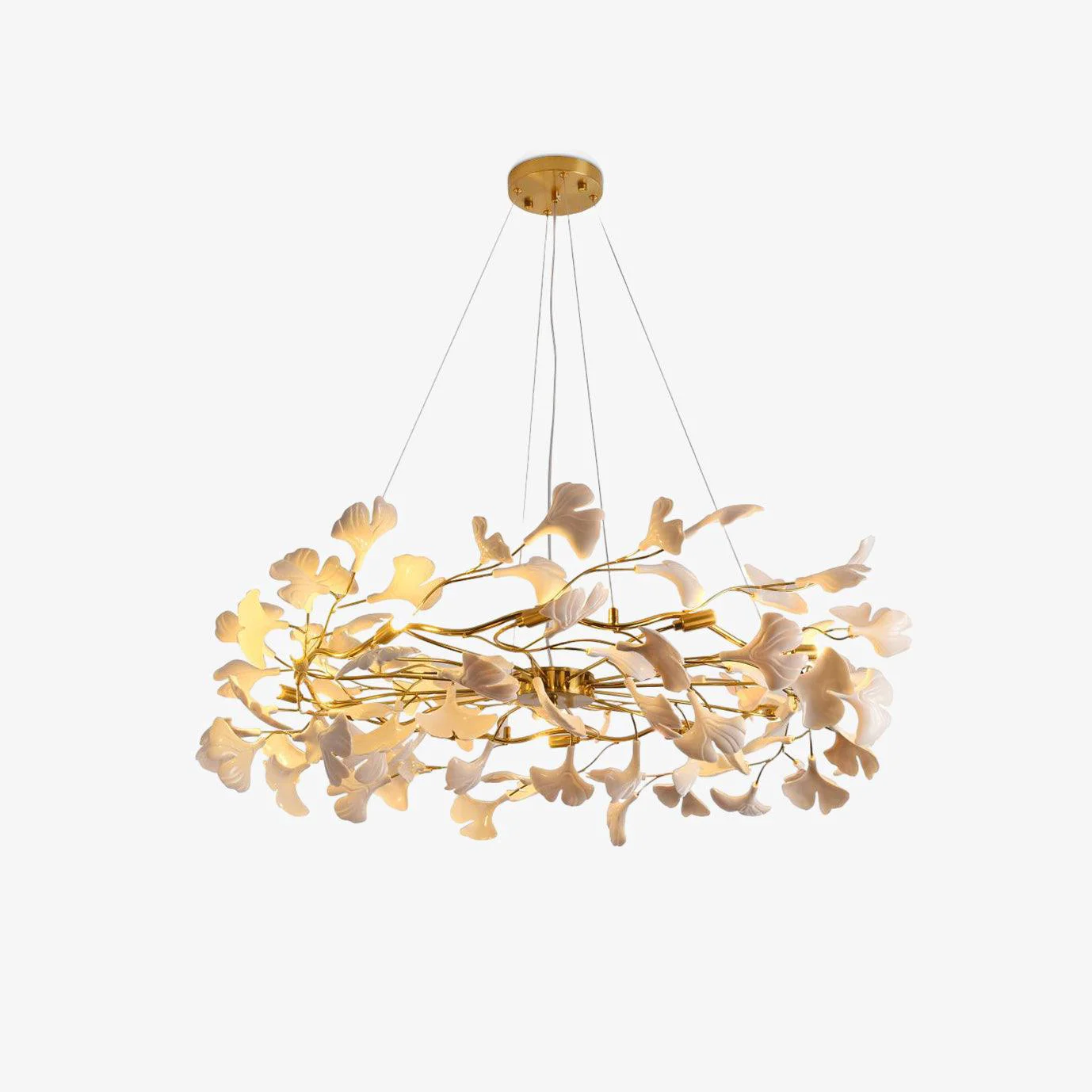 Luxury Gingko Chandelier P Practical