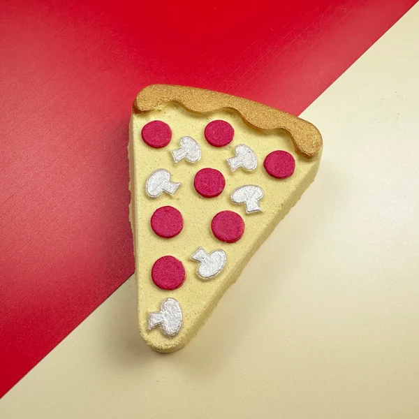 Minimalist Pizza Bath Bomb High-End