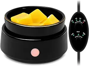 User-Friendly Candle Melt Warmer with Timer Auto Shut-Off Ceramic Electric Wax Burner Fast