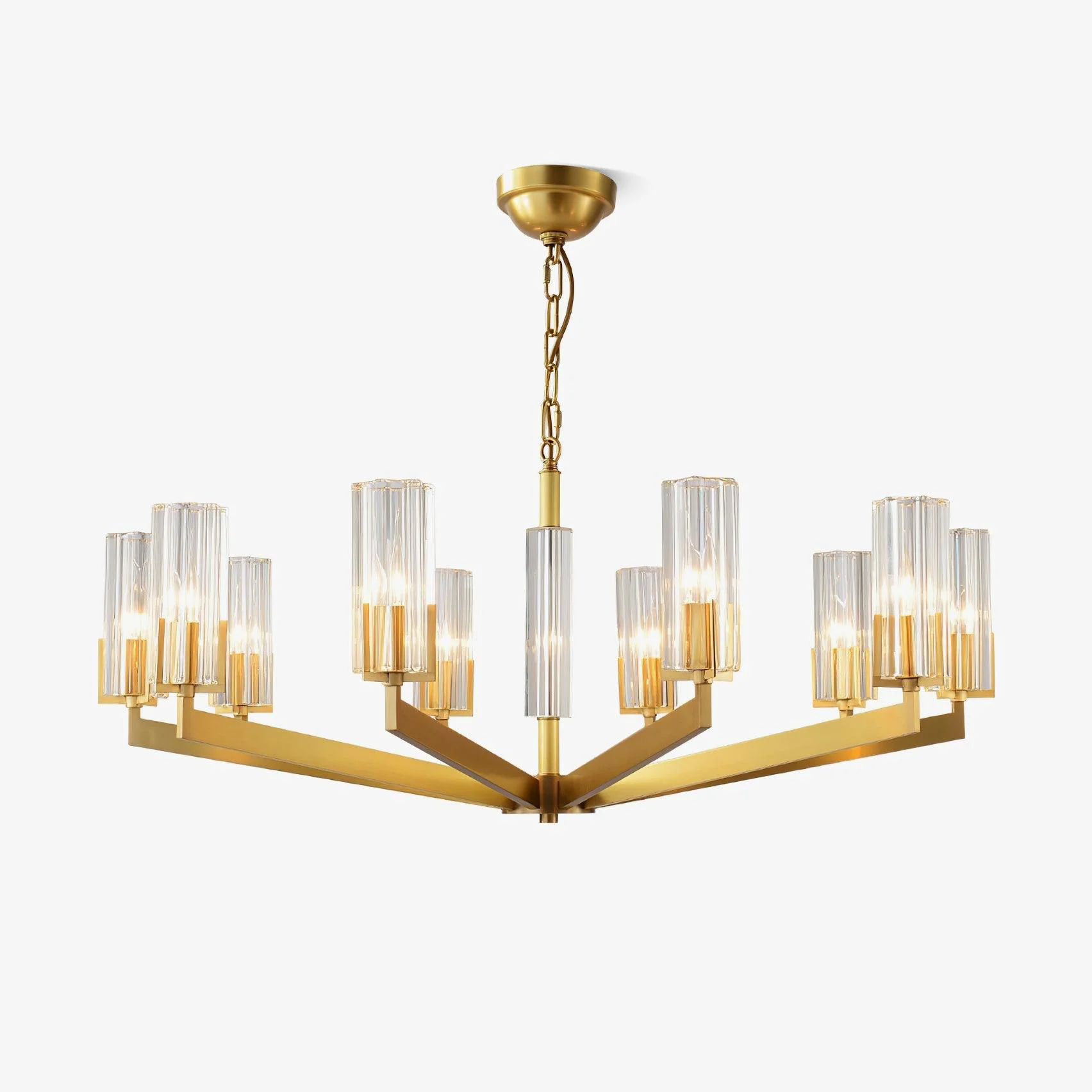 High-Grade Kayla Brass Chandelier Innovative