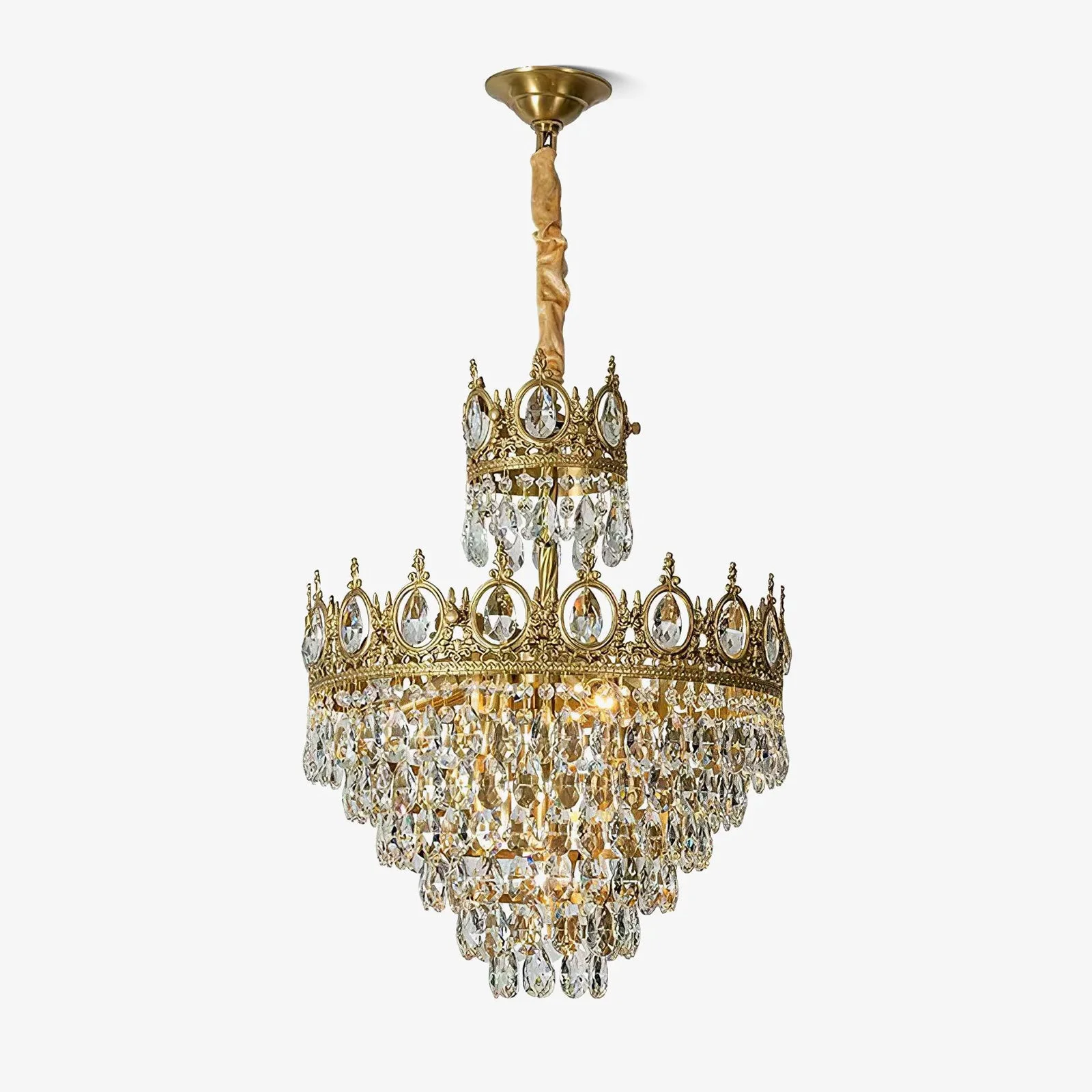High-Quality Vintage Crystal Chandelier Verified