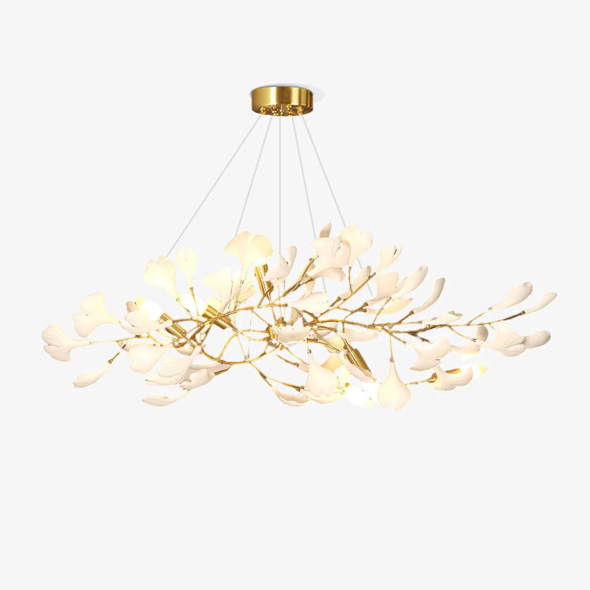 Soft Gingko Chandelier I Specialty