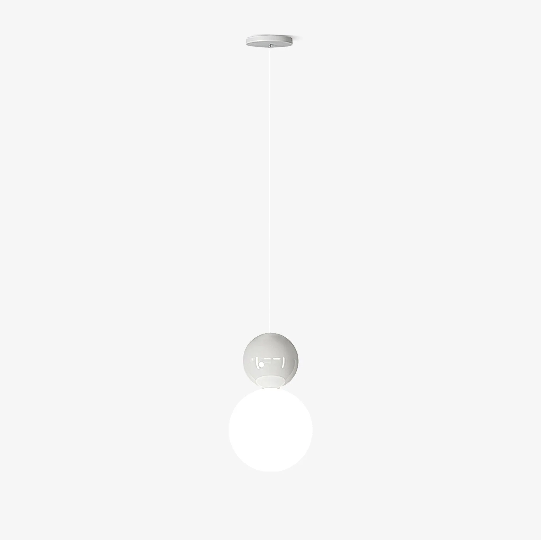 Long-Lasting Acrylic Two Ball Pendant Light Eco-Friendly