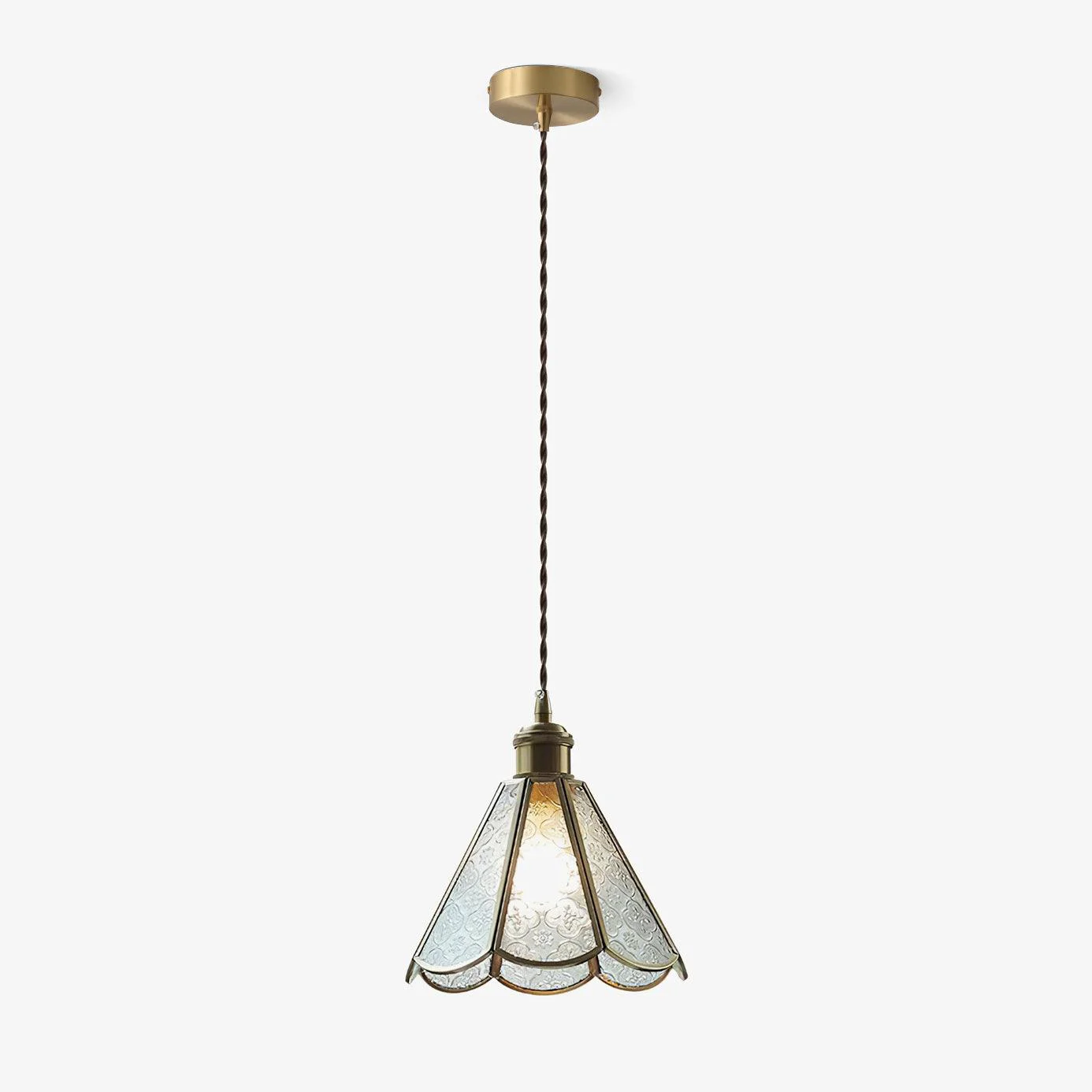 Professional Patterned Glass Pendant Lamp High-Quality