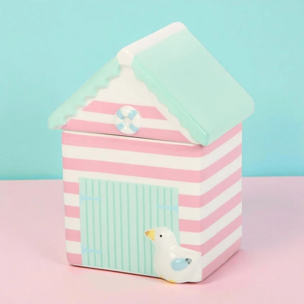 Fast Pastel Beach Hut Tealight Warmer Easy-to-Use