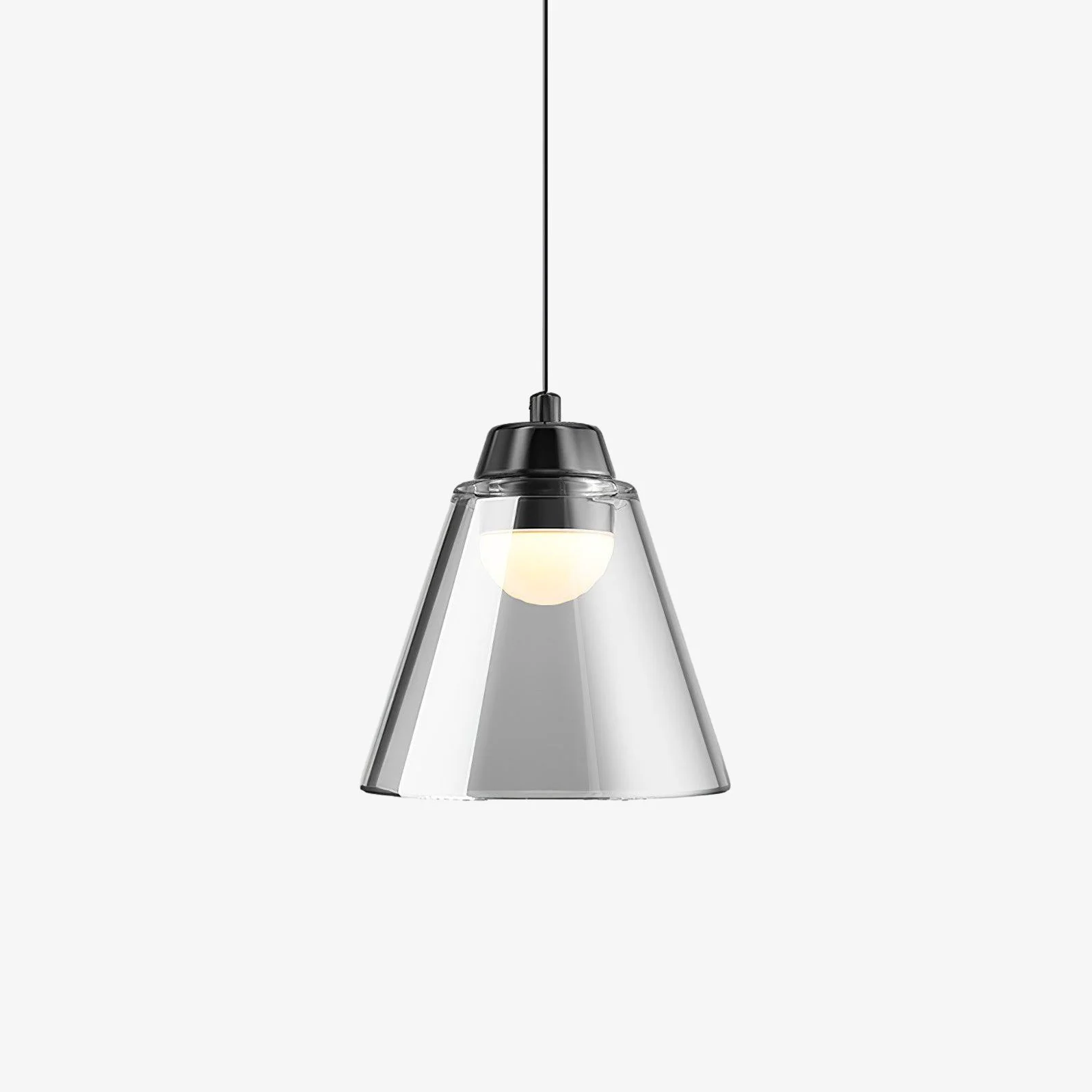 High-Performance Sculptural Glass Pendant Lamp Powerful
