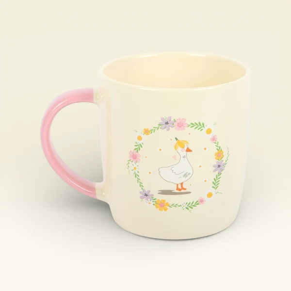 Reusable Duck Mug Green