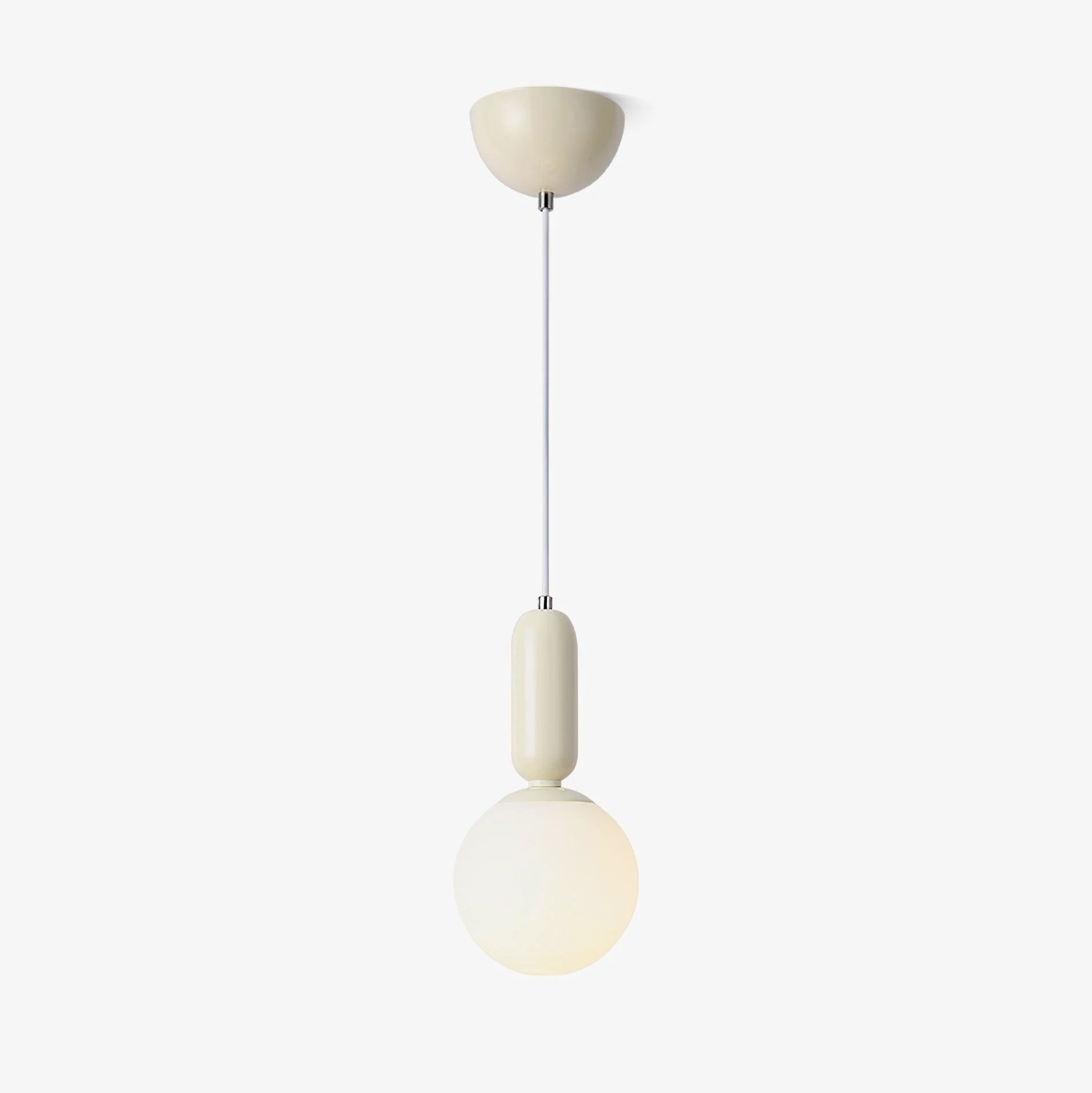 Relaxed Glass Globe Ball Pendant Light Artisan