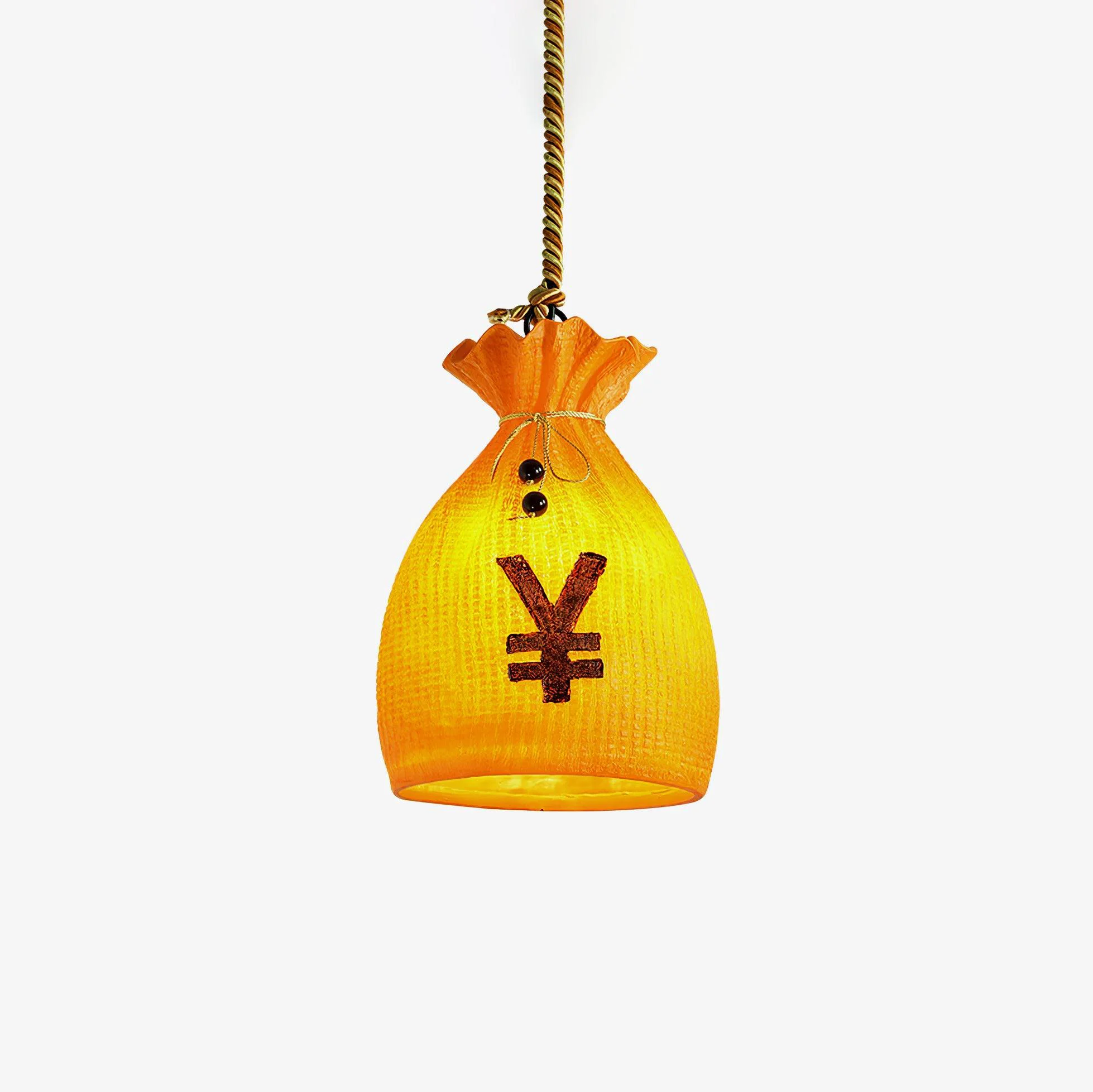 Effective Prosperity Pouch Resin Pendant Lamp Healthy