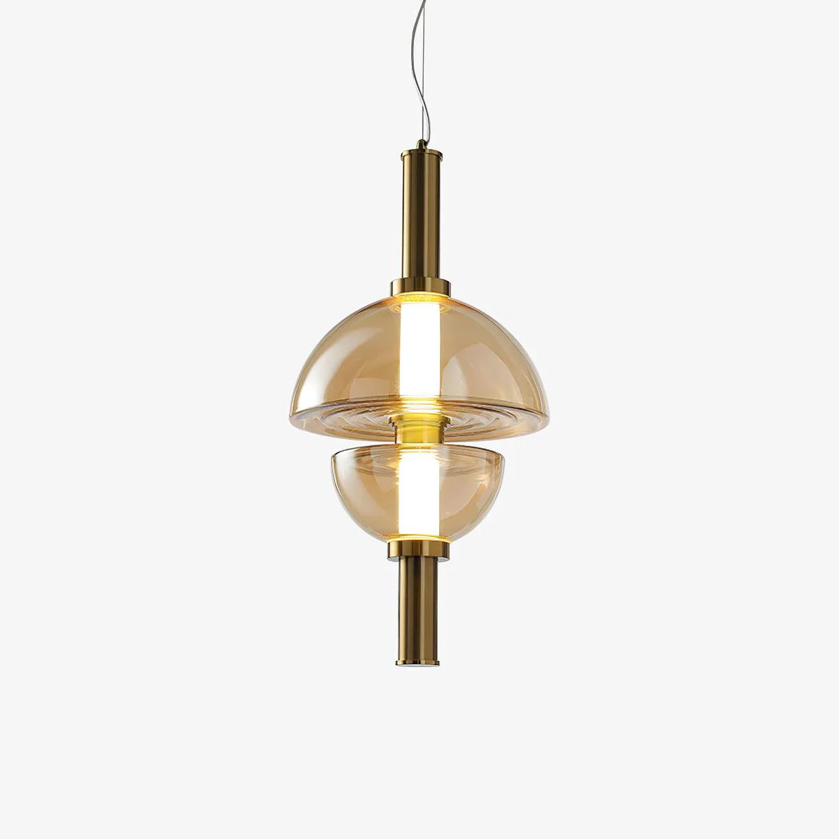 Contemporary Aurora Luminosity Pendant Lamp Lightweight