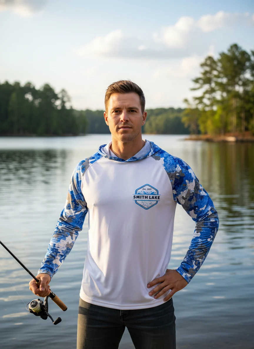 Functional Smith Lake Extreme Performance Shirt – White Lake Camo Expertly Made