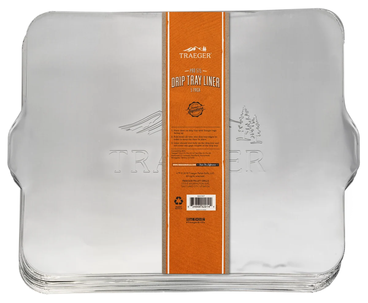 Convenient TRAEGER DRIP TRAY LINER 5 PACK – TIMBERLINE 850 Advanced