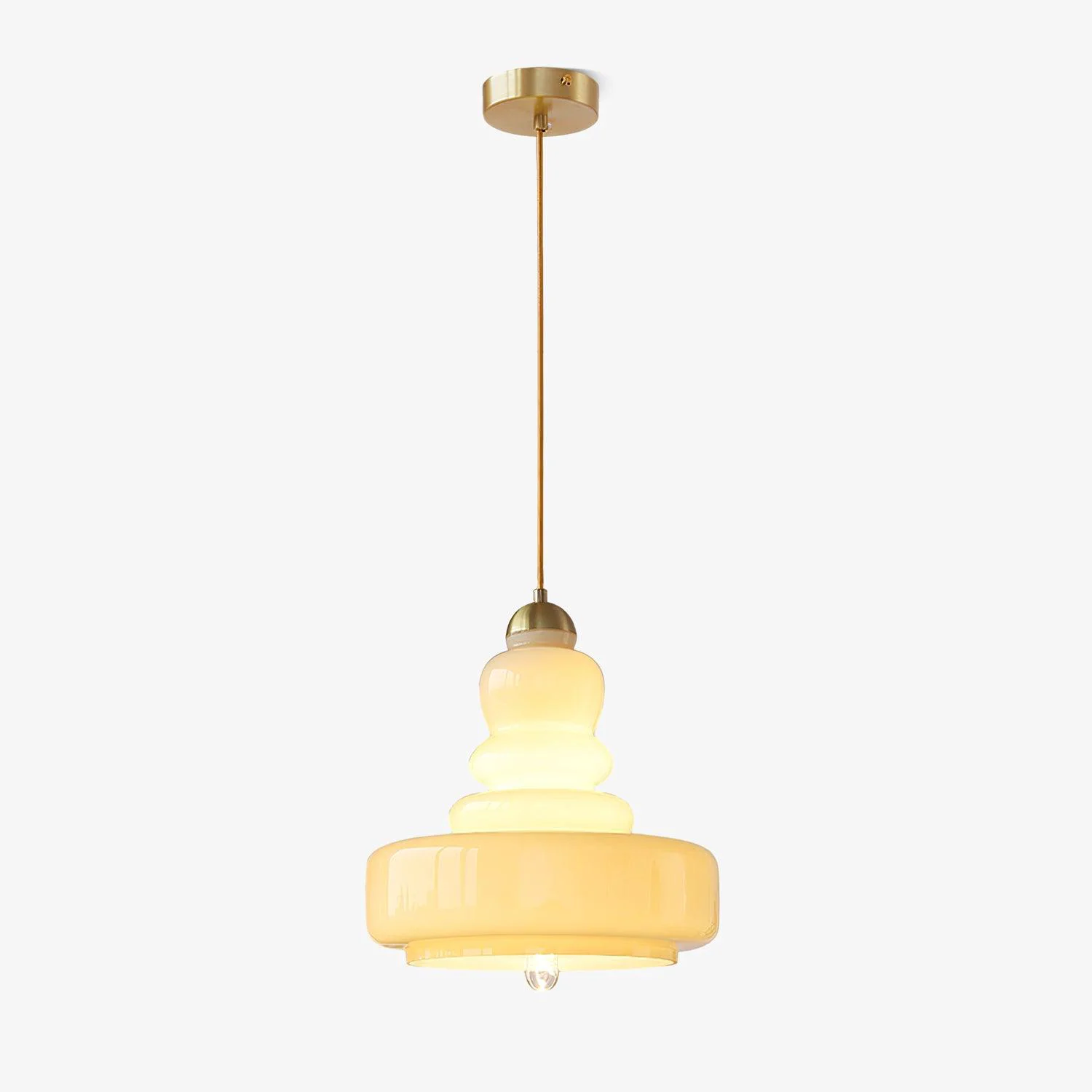 Premium Schoolhouse Glass Pendant Light Genuine