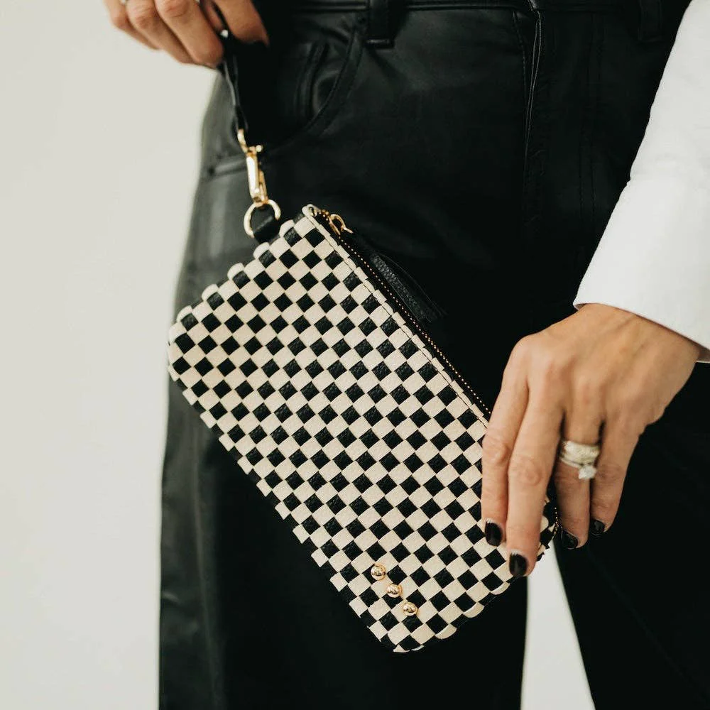 Effective Emma Woven Clutch Wristlet Professional
