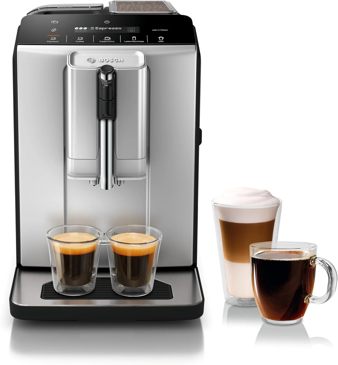 Practical Bosch 300 Series Fully Automatic Espresso and Coffee Machine – In-Cup Frother OneTouch Milk Drinks 5 Drink Options Ceramic Grinder Powerful