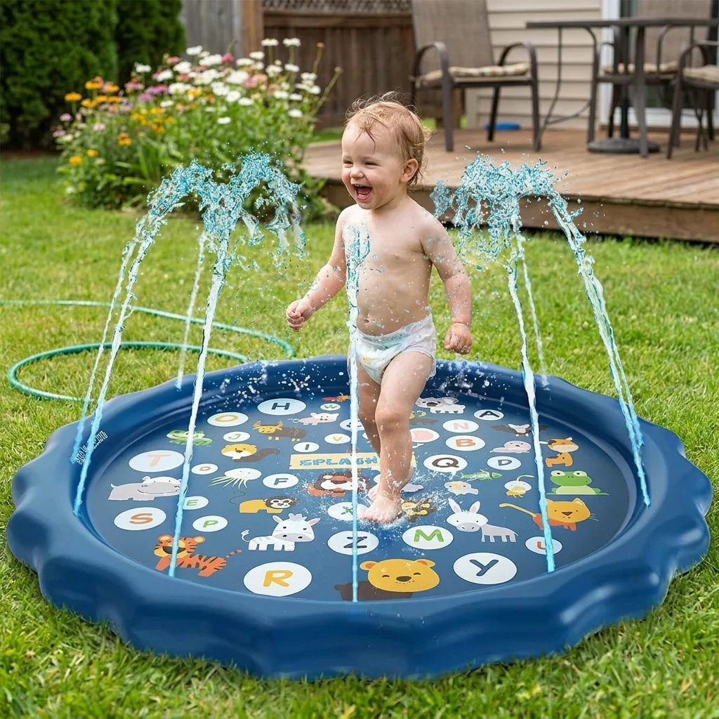 Smooth Kids Sprinkler Splash Pad for Garden Lawn Enhanced