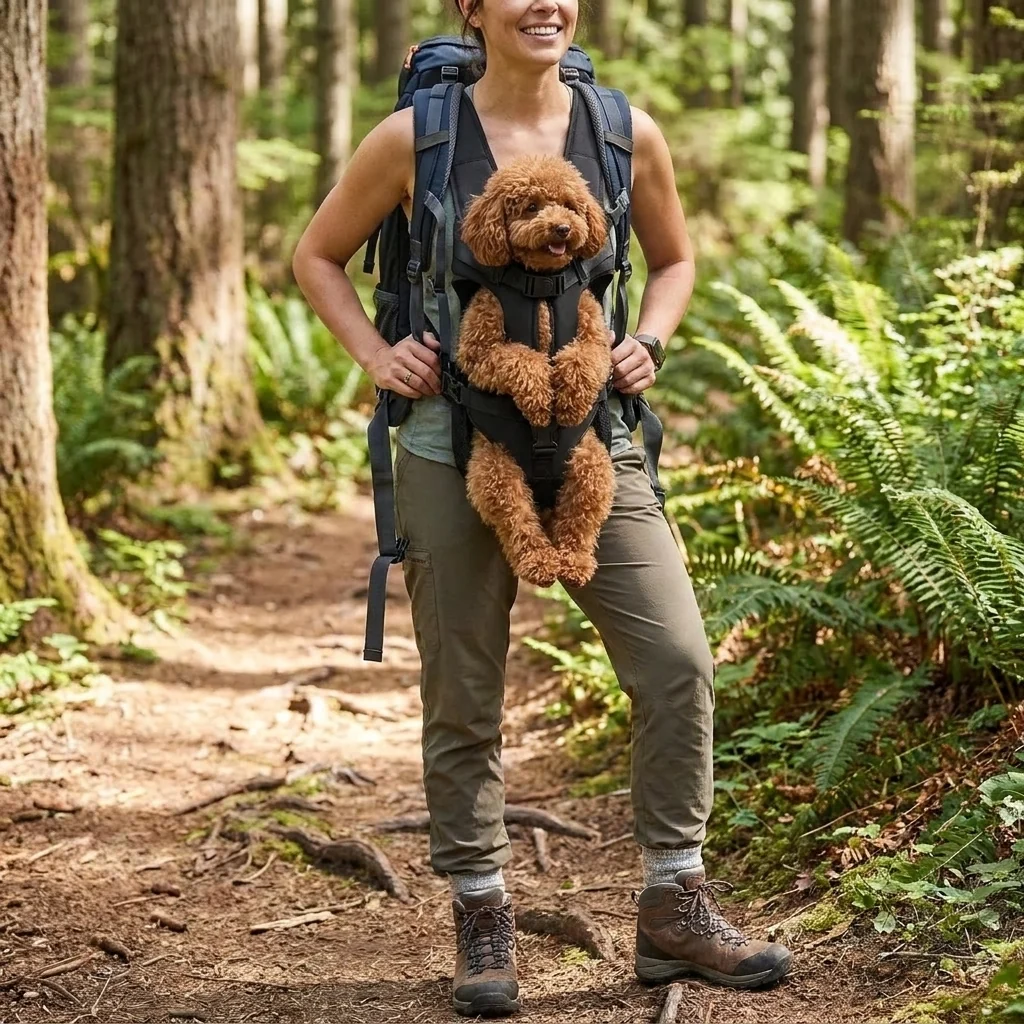 Healthy Hands- Dog Carrier Backpack Padded Breathable Optimized