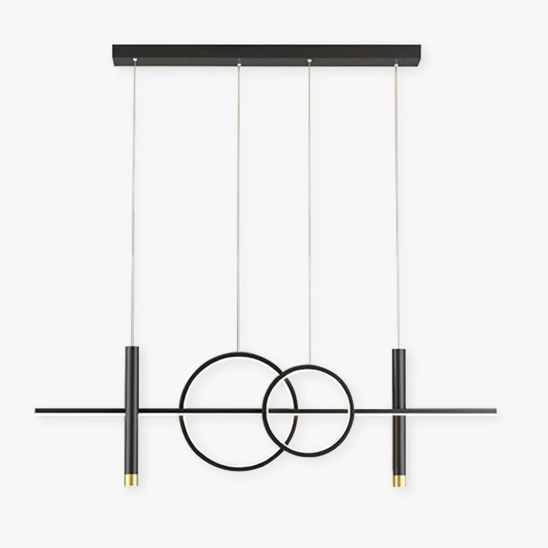 Convenient Madina Scandinavian Metal Pendant Light Black Gold Breathable