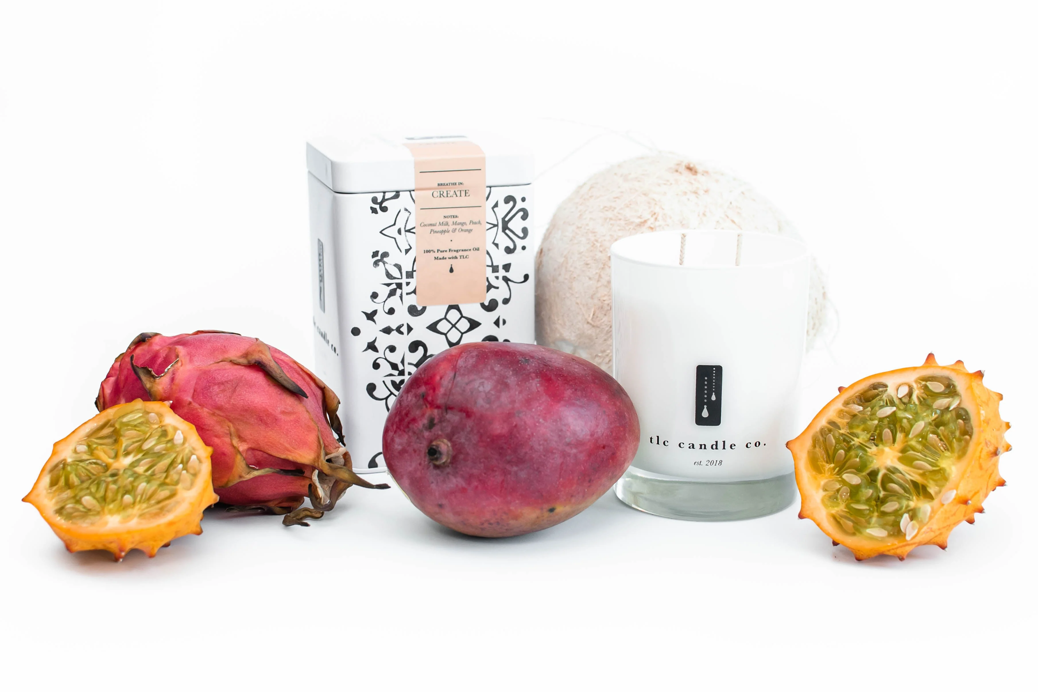 Traditional Create – Coconut and Tropical Fruits Soy Candle Effective