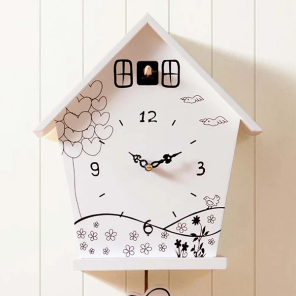 Original Wooden Cuckoo Wall Clock Recyclable