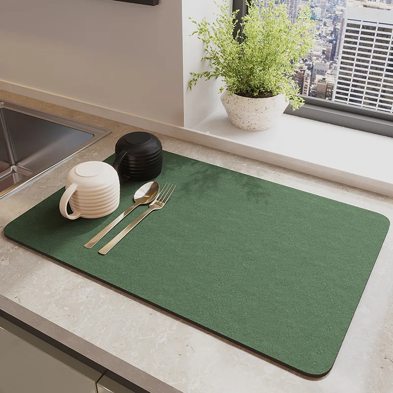 Detailed Quick-Dry Diatomite Worktop Draining Mat Consistent
