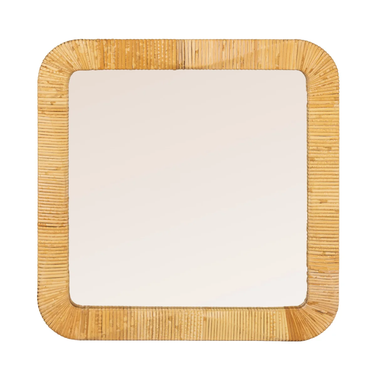 Advanced Rattan Wrapped Framed Wall Mirror Easy-to-Use