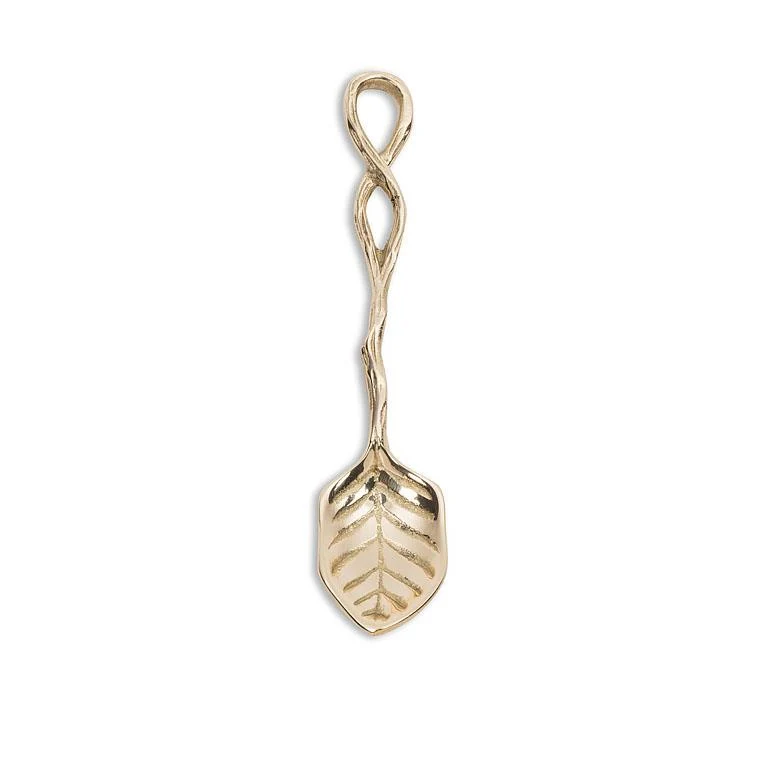 Durable Brass Leaf Shaped Spoon Exclusive