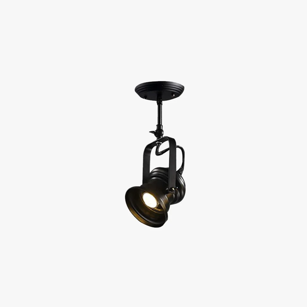 Lightweight Alessio Industrial Style Rotatable Semi-Flush Mount Ceiling Light Safe