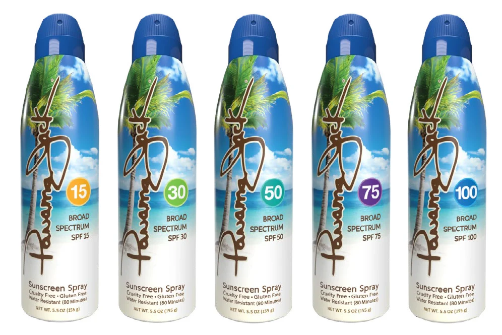 Secure Panama Jack Continuous Spray Sunscreen Elite