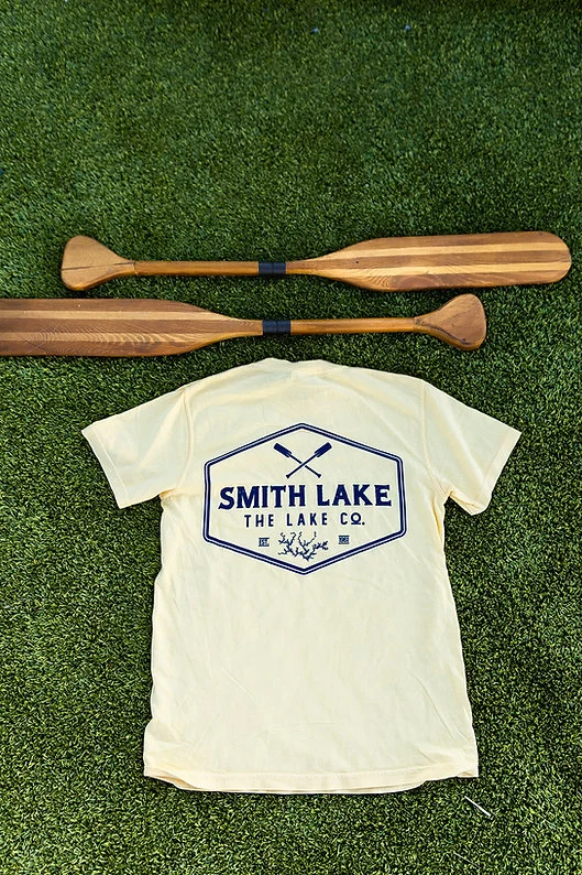 Fine Crafted The Lake Co. Crossed Oars Smith Lake Short Sleeve Tee Crafted