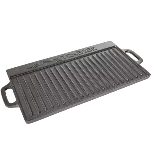 Traditional TRAEGER CAST IRON REVERSIBLE GRIDDLE Certified