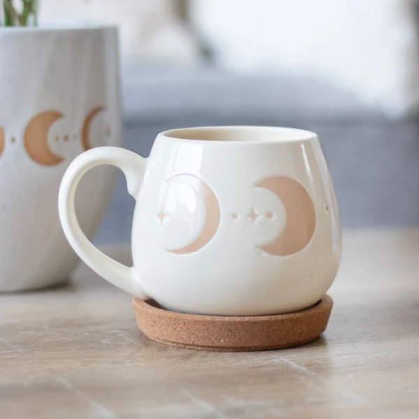 High-End Moon Phase Ceramic Mug World-Class