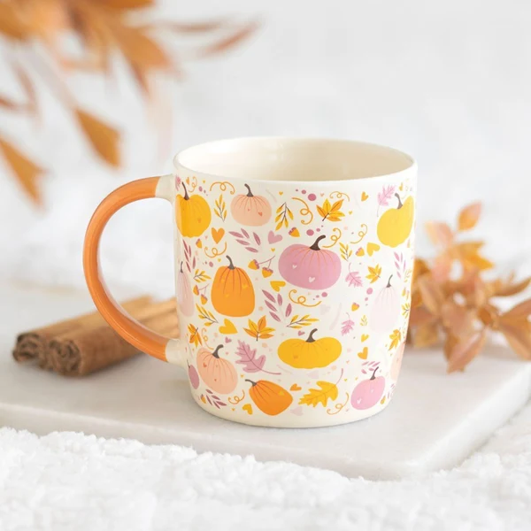 Top-Quality Pumpkin Print Mug Long-Lasting