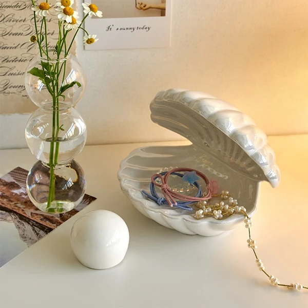 Selected Ceramic Shell Table Lamp Consistent